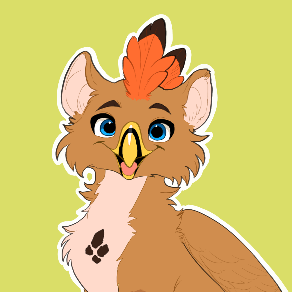 Portrait of Equinox. He's looking happy, like a cat
                                 who's very eager to see you. I think he wants to get
                                 pets!